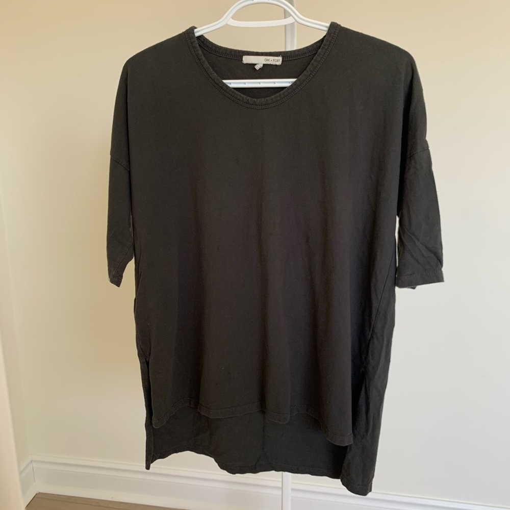 2 Oak+Fort Grey & Black Shirt